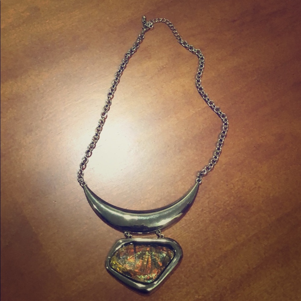 Gold colored necklace